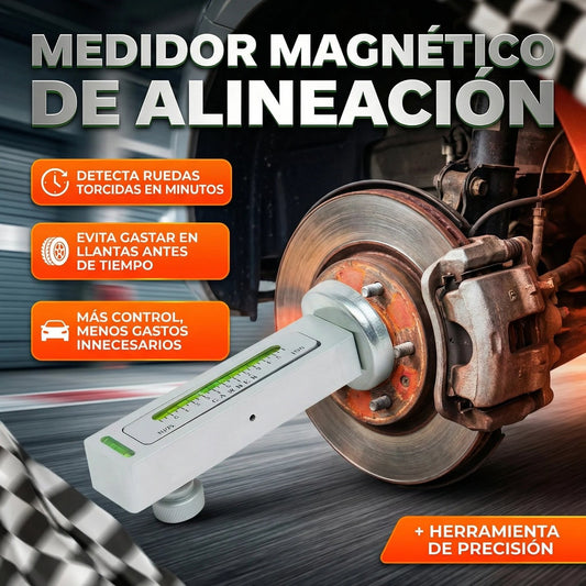 Medidor Magnético de Alineación de Ruedas — Camber en Minutos 🔧 — 1