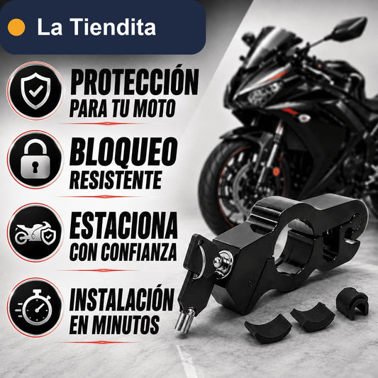 Candado de Manillar para Moto — Bloquea el Freno con Llave 🔒 — 1