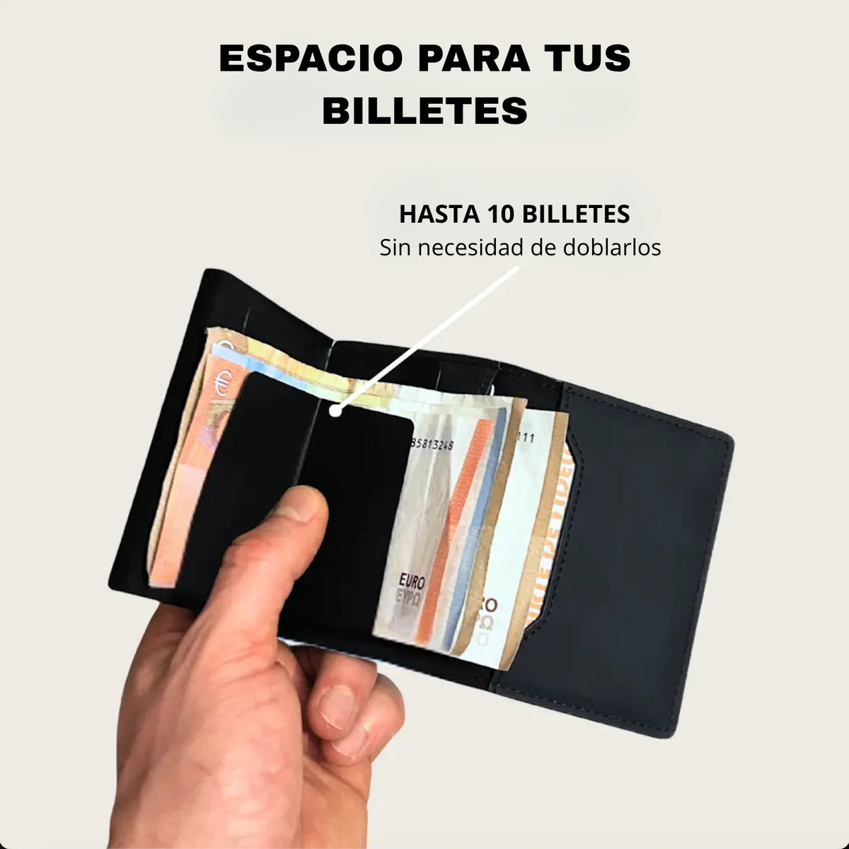 Cartera Inteligente RFID — Tarjetas al Instante, Sin Bulto en el Bolsillo