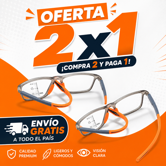Gafas TR90 PowerFlex Multifocales 🕶️ Oferta 2x1 + Estuche