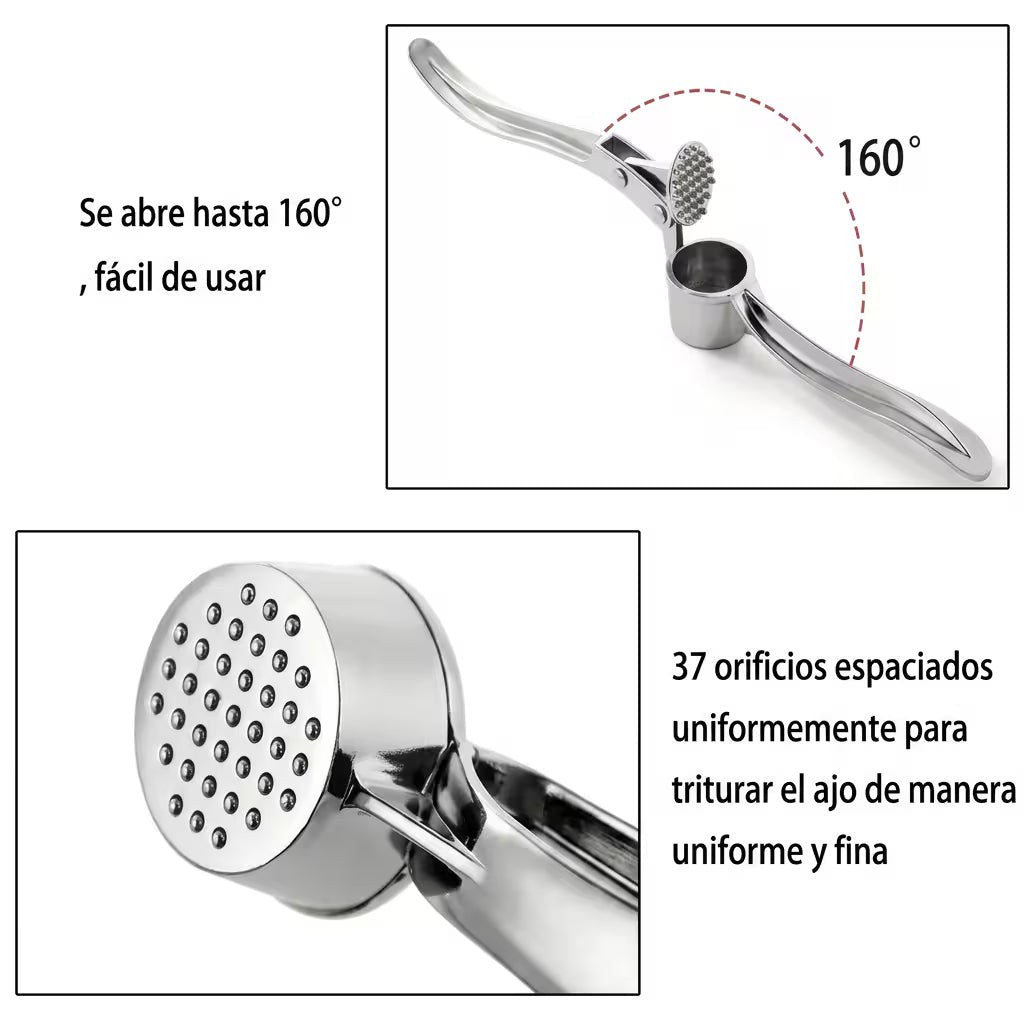 AjoPress Pro — Prensa Trituradora de Ajo y Jengibre