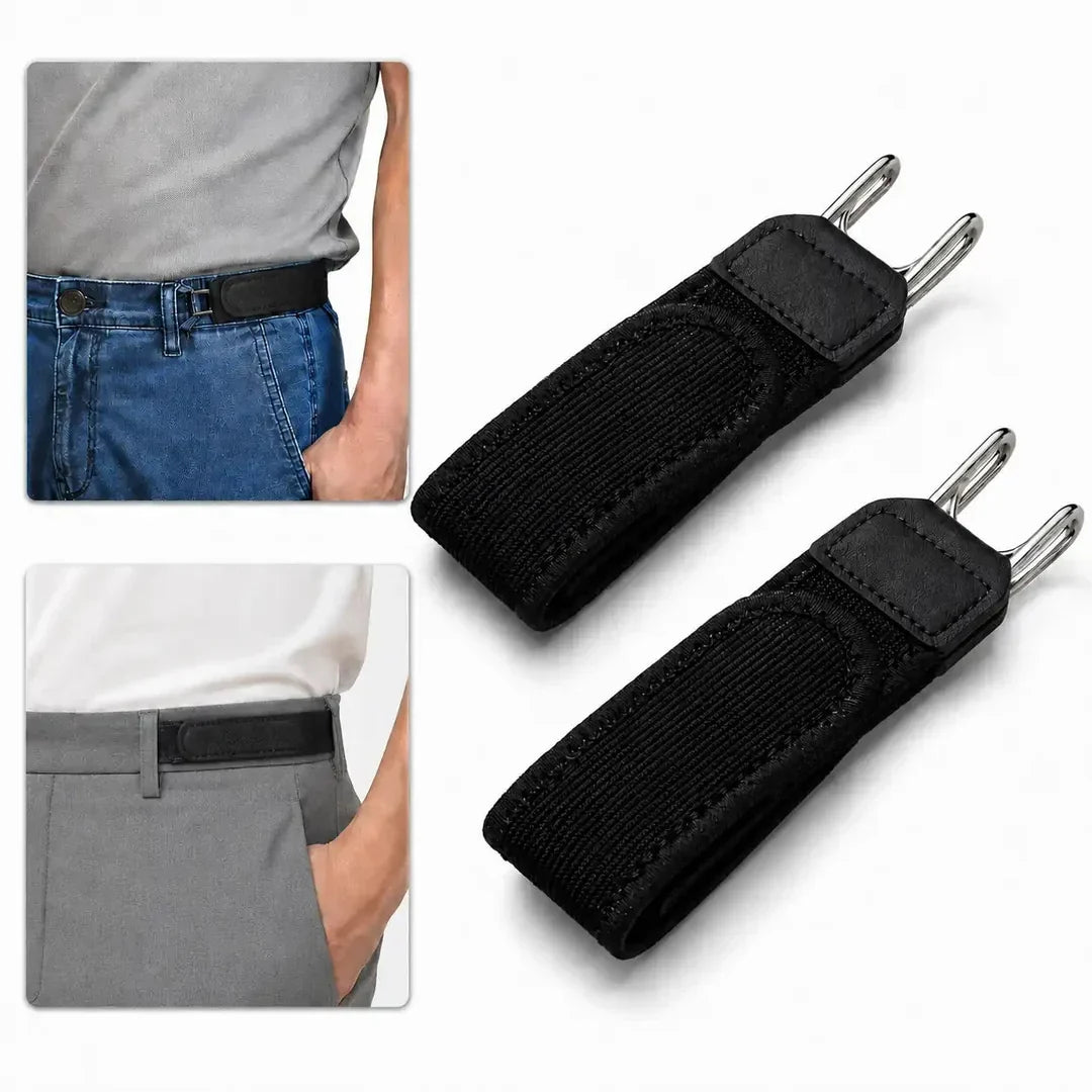 Cinturón Elástico Invisible Sin Hebilla 👖 Pack x2