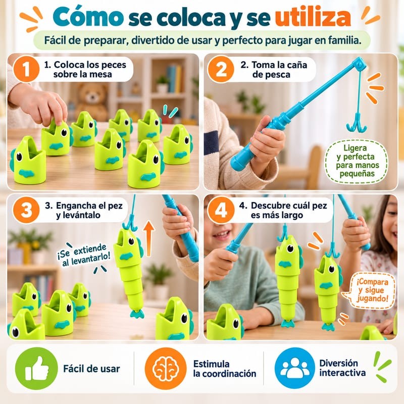 Juego de Pesca Telescópica 🎣 Diversión y Coordinación para Toda la Familia — 3