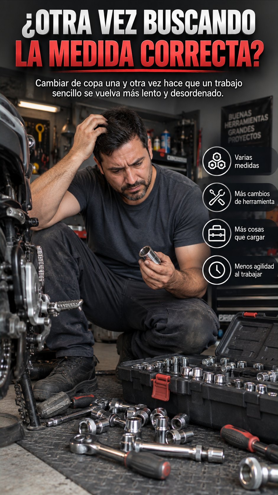 Copa Universal Autoajustable 🔧 7 a 19 mm · Una Sola Copa para Todo — 5