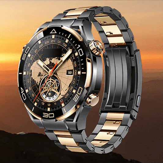 Smartwatch con Llamadas ⌚ Bluetooth, Localización y Acabado en Oro — 1