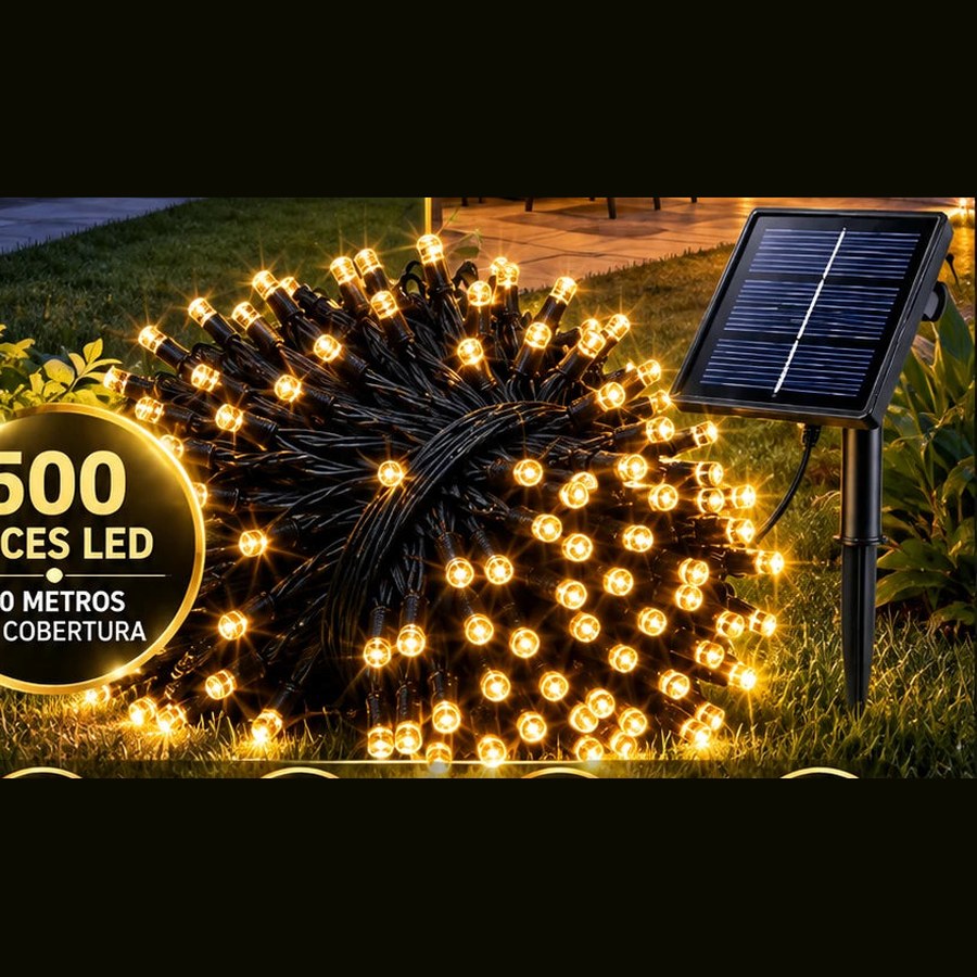 SolarLux 500 — Cadena de Luces Solares de 50 m con 500 LED
